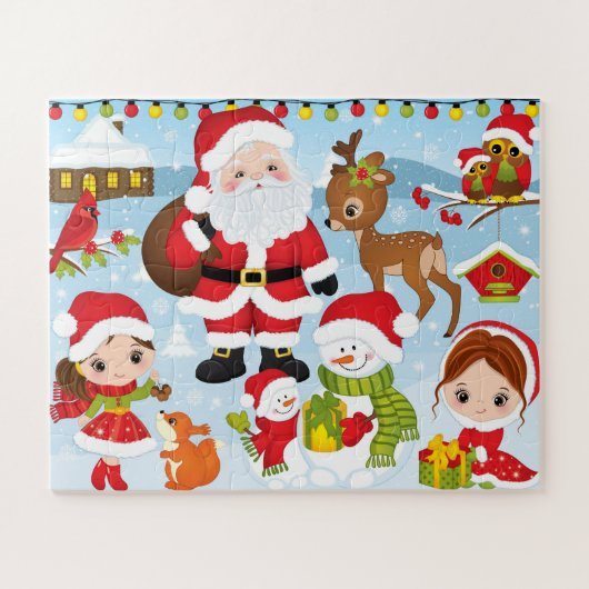 クリスマスパズル 子供へ ジグソーパズル (横)