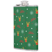 クリスマスパターンお尻フラスコ フラスク (左)