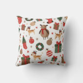 クリスマスパターンのクッション クッション (裏面)