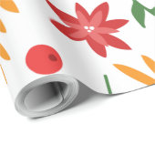 クリスマスパターンのラッピング紙 ラッピングペーパー (ロールコーナー)