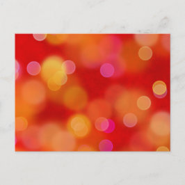 クリスマスパターンへの情熱(赤) ポストカード