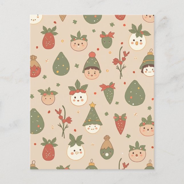 クリスマスパターンカード (正面)