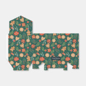 クリスマスパターンクリスマスギフトジンジャーブレッド喜び フェイバーボックス (折り畳みなし)