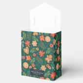 クリスマスパターンクリスマスギフトジンジャーブレッド喜び フェイバーボックス (オープン)