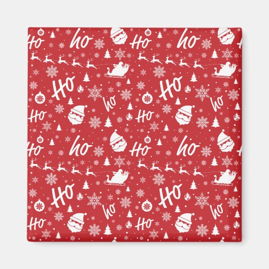 クリスマスパターンコピー マグネット (正面)