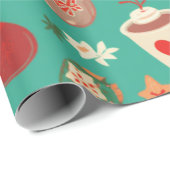 クリスマスパターンデザインギフトテーマ ラッピングペーパー (ロールコーナー)