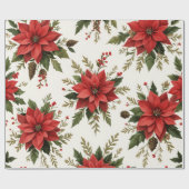 クリスマスパターンデザイン包装紙 ラッピングペーパー (フラット)