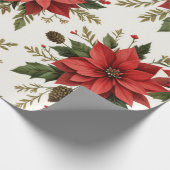 クリスマスパターンデザイン包装紙 ラッピングペーパー (角)