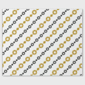 クリスマスパターンデザイン  ラッピングペーパー (フラット)