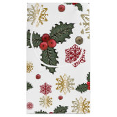 クリスマスパターンホワイトスモール抱き枕 スモールペーパーバッグ (裏面)