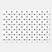 クリスマスパターンラッピング紙シート ラッピングペーパーシート (正面3)