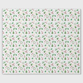 クリスマスパターンラッピング紙 ラッピングペーパー (フラット)