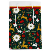 クリスマスパターン媒体抱き枕 ミディアムペーパーバッグ (正面)