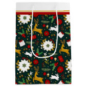 クリスマスパターン媒体抱き枕 ミディアムペーパーバッグ (裏面)