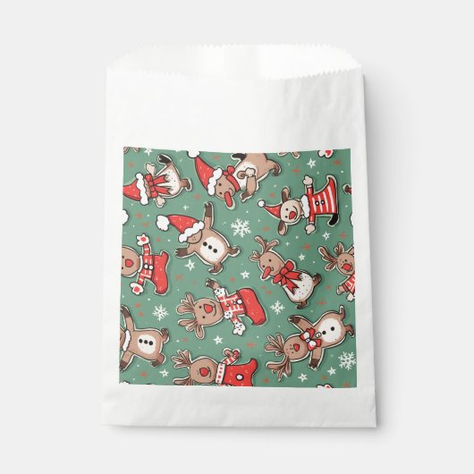 クリスマスパターン封筒 フェイバーバッグ (正面)