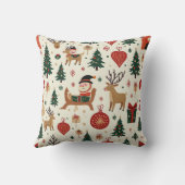 クリスマスパターン枕クッション クッション (裏面)