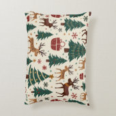 クリスマスパターン枕 アクセントクッション (裏面(縦))