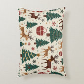 クリスマスパターン枕 アクセントクッション (正面(垂直))