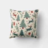 クリスマスパターン枕 クッション (裏面)