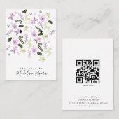 クリスマスパターン職人のイヤリングディスプレイカード コーリングカード (正面/裏面)