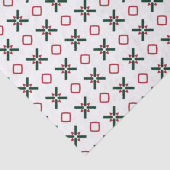 クリスマスパターン赤と緑 薄葉紙 (詳細)