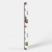 クリスマスパターン電話ケース iPhoneケース (右側面)