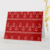 クリスマスパターン116 カード (黄色い花)