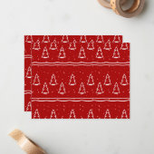 クリスマスパターン116 ノートカード (正面/裏面インサイチュ)