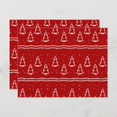 クリスマスパターン116 ノートカード (正面/裏面)