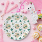 クリスマスパターン118 ペーパープレート (パーティー)