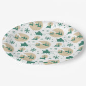 クリスマスパターン118 ペーパープレート (アングル)