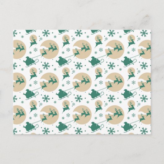 クリスマスパターン118 ポストカード (正面)