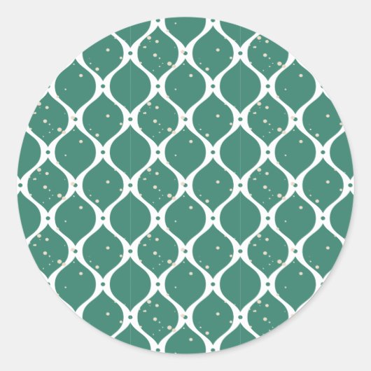 クリスマスパターン119 ラウンドシール (正面)