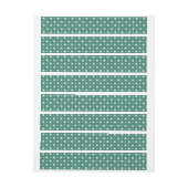 クリスマスパターン121 ラップアラウンド宛名ラベル (シート)