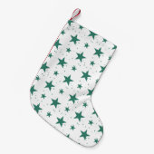 クリスマスパターン123 スモールクリスマスストッキング (正面 (吊り時))