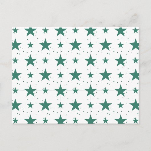 クリスマスパターン123 ポストカード (正面)