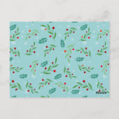 クリスマスパターン126 ポストカード (裏面)