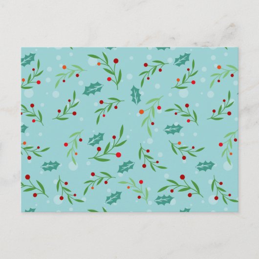 クリスマスパターン126 ポストカード (正面)