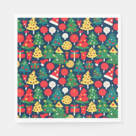 クリスマスパターン1 – 紙ナプキン スタンダードランチョンナプキン