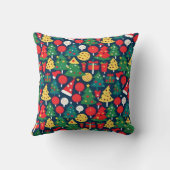 クリスマスパターン1 -装飾用クッション クッション (裏面)