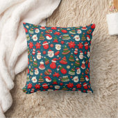 クリスマスパターン4 -装飾用クッション クッション (ブランケット)