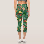 クリスマスパターン5 カプリレギンス (裏面)