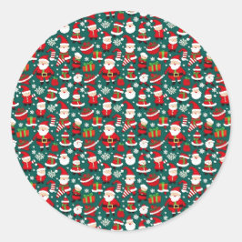 クリスマスパターン6 - ステッカー