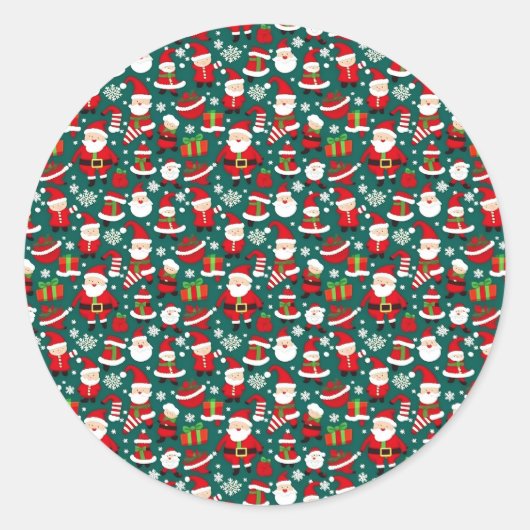 クリスマスパターン6 - ステッカー (正面)