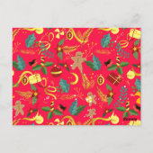 クリスマスパターン6 ポストカード (裏面)