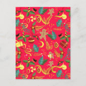 クリスマスパターン6 ポストカード (正面)