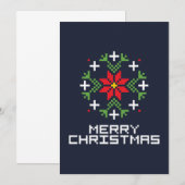 クリスマスパターン6 招待状 (正面/裏面)