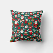 クリスマスパターン6 -装飾用クッション クッション (裏面)