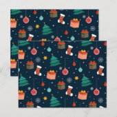 クリスマスパターン96 ポストカード (正面/裏面)