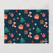 クリスマスパターン96 ポストカード (裏面)